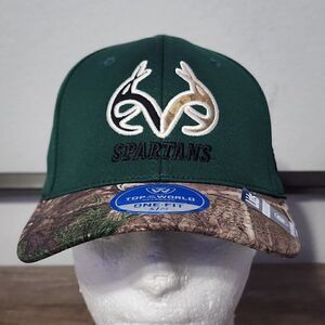 Top of the World Realtree Michigan State Spartans Hat Size Small/Medium Green